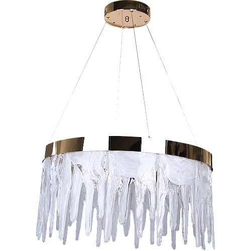 نجف مودرن ذهبي لون الانارة 3اضاءات 55 واط قطر 60 سم