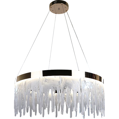 نجف مودرن ذهبي لون الانارة 3اضاءات 75 واط قطر 80 سم