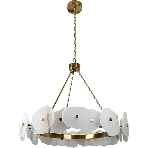 نجف مودرن زيتي لون الانارة 3اضاءات 55 واط قطر 80 سم