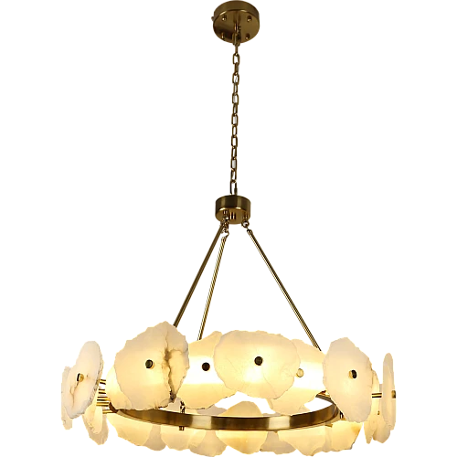 نجف مودرن زيتي لون الانارة 3اضاءات 55 واط قطر 80 سم