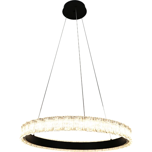 نجف مودرن اسود لون الانارة 3 اضاءات 75 واط قطر 60 سم