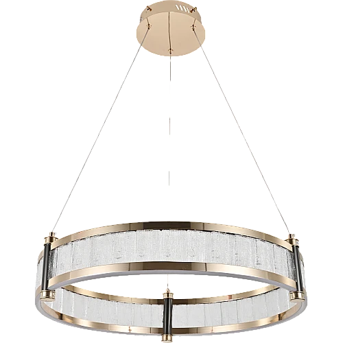 نجف مودرن ذهبي مع3اضاءات 42 واط مقاس 60 سم