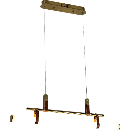 نجف مودرن زيتي لون الانارة اصفر 12 واط طول 75 سم