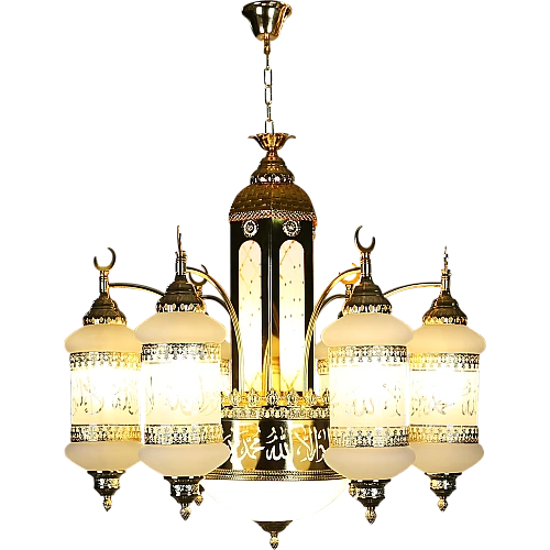  منتج نجف مساجد اسلامي ذهبي E27*14L-HA/C5829/6+1GD