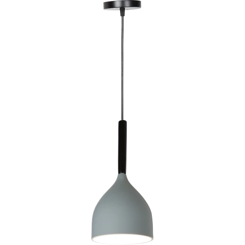 علاقي مودرن رمادي مع ابيض E27*1L قطر 17 سم