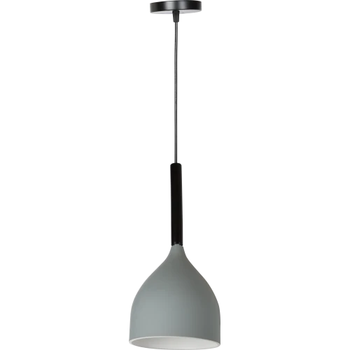 علاقي مودرن رمادي مع ابيض E27*1L قطر 17 سم