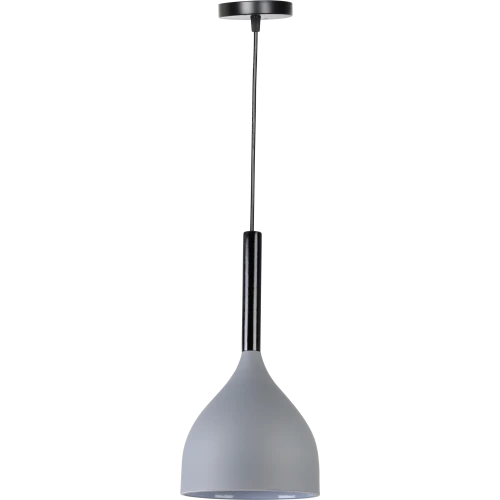 علاقي مودرن رمادي مع ابيض E27*1L قطر 17 سم