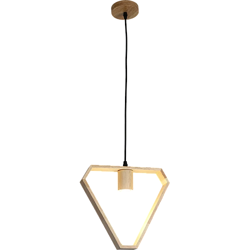  صورة منتج علاقي مفرد خشبي E27*1L موديل HA/C5906/1