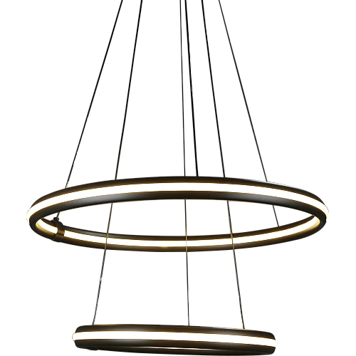 نجف مودرن اسود لون الانارة 3اضاءات 150 واط مجوز