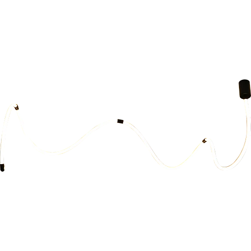 علاقي مودرن اسود لون الانارة اصفر 65 واط