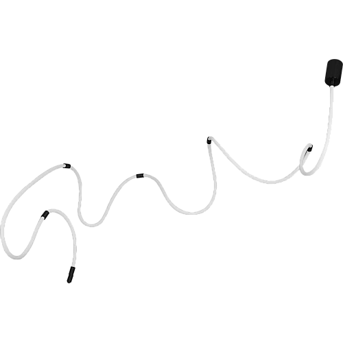 علاقي مودرن اسود لون الانارة اصفر 95 واط