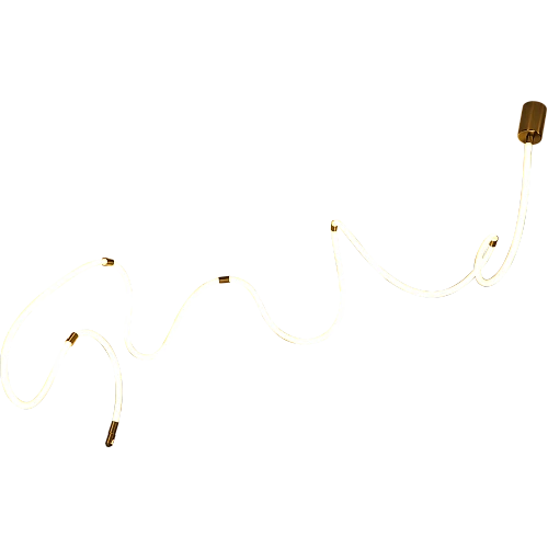 علاقي مودرن زيتي لون الانارة اصفر 95 واط