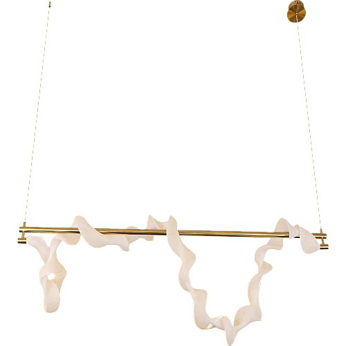 نجف مودرن زيتي لون الانارة اصفر 30 واط مقاس 600 ملم