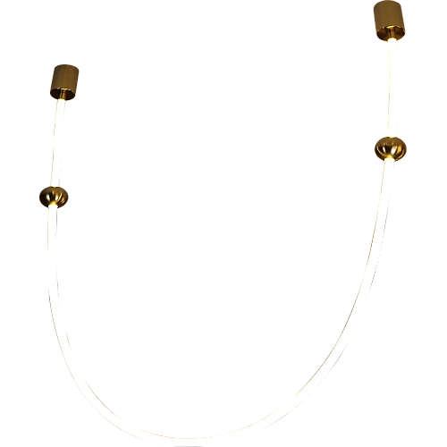 علاقي مودرن زيتي لون الانارة اصفر 75 واط