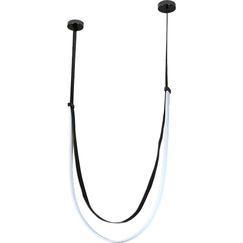 علاقي مودرن اسود لون الانارة اصفر 36 واط