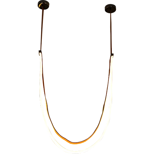 علاقي مودرن بني لون الانارة اصفر 36 واط