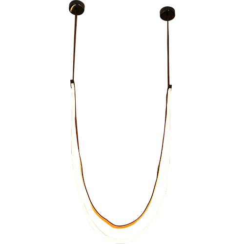 علاقي مودرن بني لون الانارة اصفر 48 واط