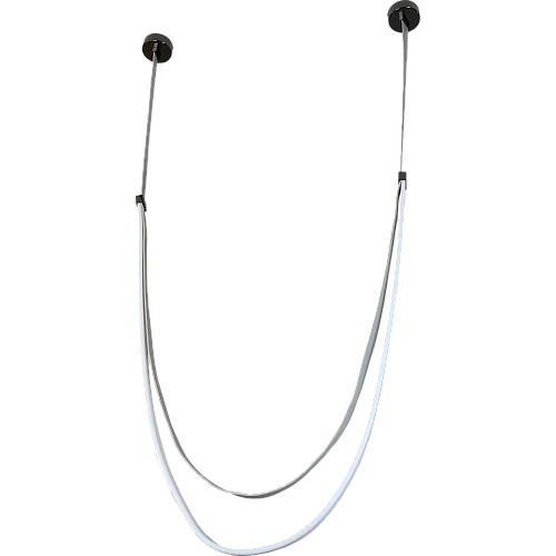 علاقي مودرن رمادي لون الانارة اصفر 48 واط