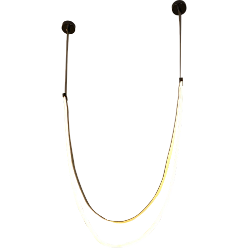 علاقي مودرن رمادي لون الانارة اصفر 48 واط