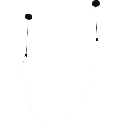 علاقي مودرن اسود لون الانارة اصفر 15 واط