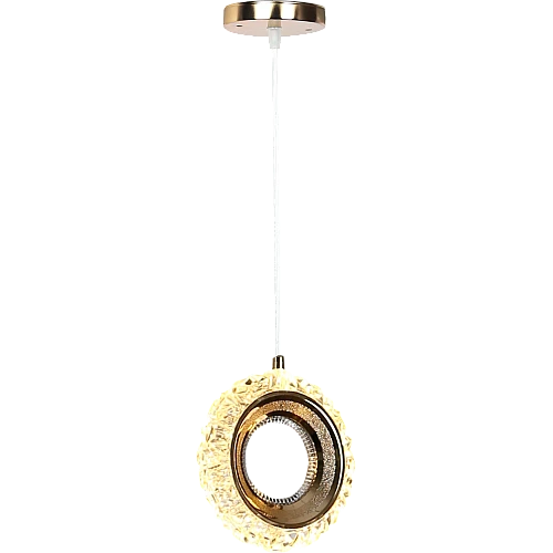 نجف مودرن ذهبي لون الانارة 3 اضاءات 5 واط مفرد