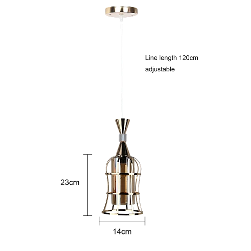 علاقي مودرن مفرد ذهبي E27*1L