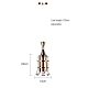 علاقي مودرن مفرد ذهبي E27*1L