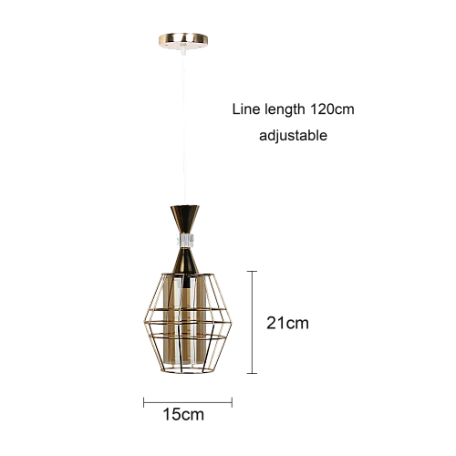 علاقي مودرن مفرد ذهبي E27*1L