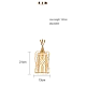 علاقي مودرن مفرد ذهبي E27*1L