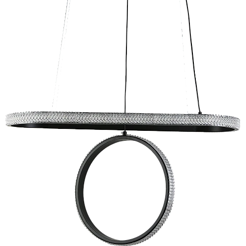 نجف مودرن اسود لون الانارة 3 اضاءات 48 واط