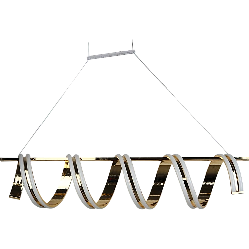 نجف مودرن ذهبي لون الانارة 3 اضاءات 105 واط