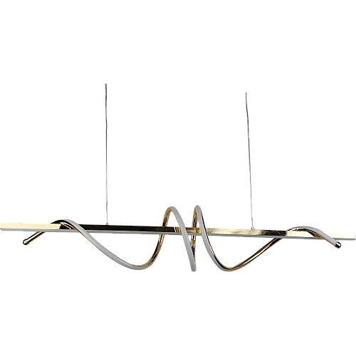 نجف مودرن ذهبي لون الانارة 3 اضاءات 55 واط