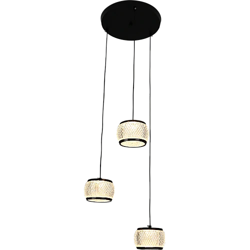 علاقي مودرن اسود لون الانارة 3اضاءات 30 واط ثلاثي