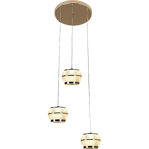 علاقي مودرن ذهبي لون الانارة 3اضاءات 36 واط ثلاثي