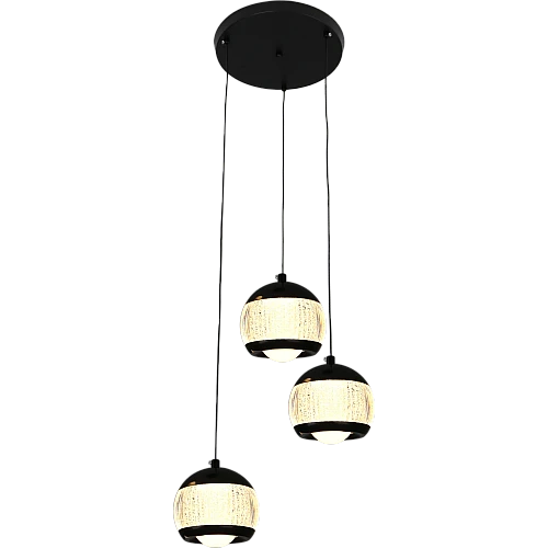 علاقي مودرن اسود لون الانارة 3اضاءات 30 واط ثلاثي