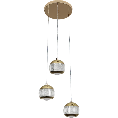 علاقي مودرن ذهبي لون الانارة 3اضاءات 30 واط ثلاثي