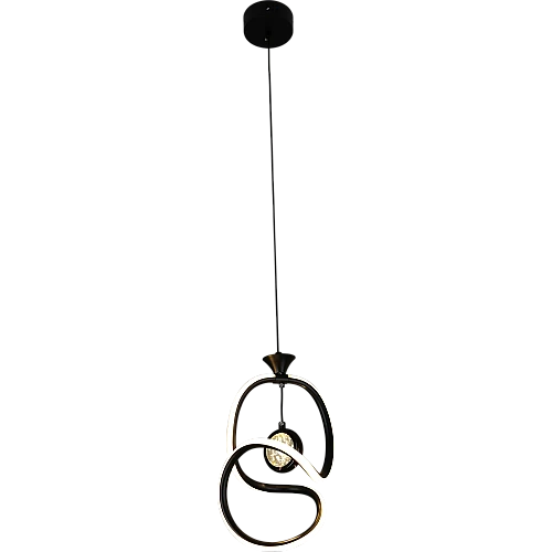 علاقي مودرن اسود لون الانارة 3اضاءات 36 واط مفرد