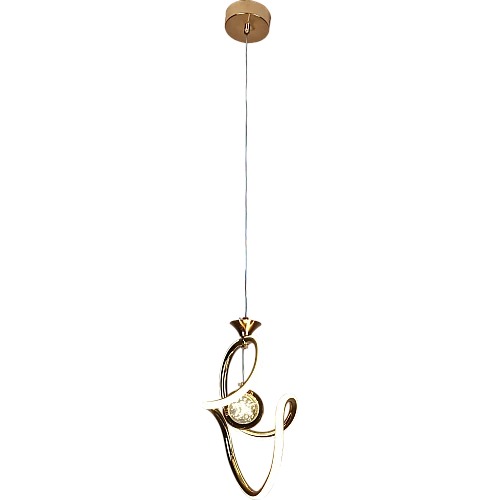 علاقي مودرن ذهبي لون الانارة 3اضاءات 36 واط مفرد