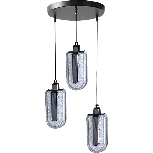 علاقي مودرن اسود لون الانارة 3 اضاءات واط 12