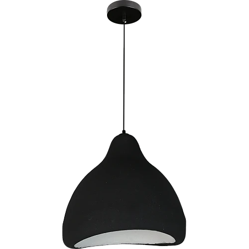 نجف مودرن اسود مع ابيض مترين E27*1