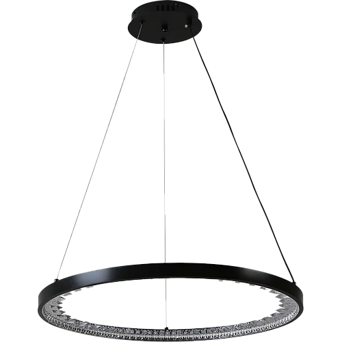 نجف مودرن اسود لون الانارة 3اضاءات 42 واط قطر 600 ملم