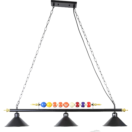 علاقي مودرن اسود E27*3L