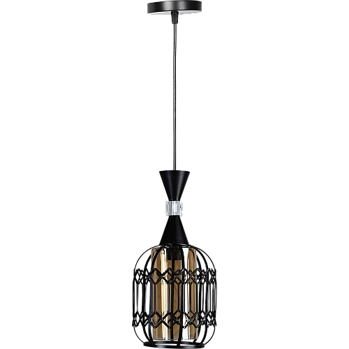 علاقي مودرن مفرد اسود E27*1L