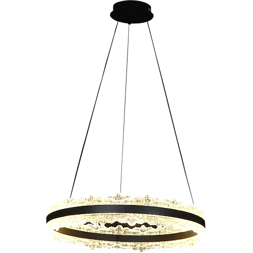 نجف مودرن اسود لون الانارة 3 اضاءات 600 + 85 واط قطر 60 سم