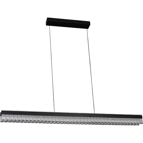 نجف مودرن اسود 3 اضاءات 1200L + 125 واط