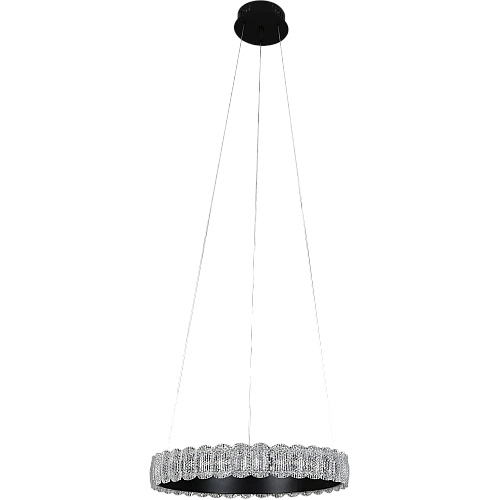 نجف أسود لون الانارة 3 اضاءات 48 واط قطر 40 سم