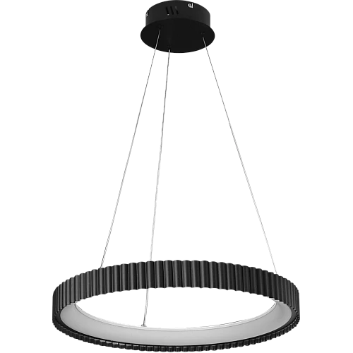 نجف أسود لون الانارة 3 اضاءات 42 واط قطر 60 سم