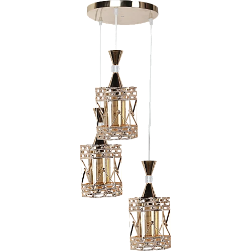 علاقي مودرن ذهبي E27*3