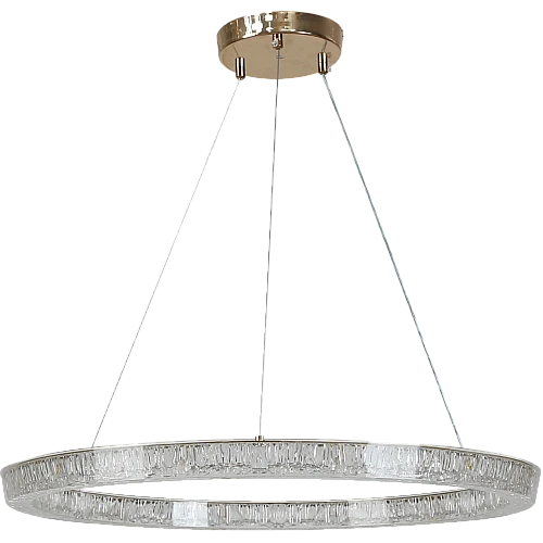 نجف مودرن ذهبي لون الانارة 3 اضاءات 85 واط مقاس 600 ملم