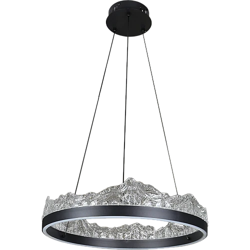 علاقي مودرن اسود لون الانارة 3 اضاءات واط 55 مقاس 400 ملم